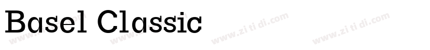 Basel Classic字体转换